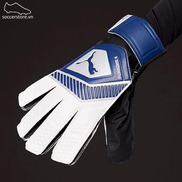 Puma One Grip 4 - Sodalite Blue/ Silver/ Peacoat GK Gloves 41476-03