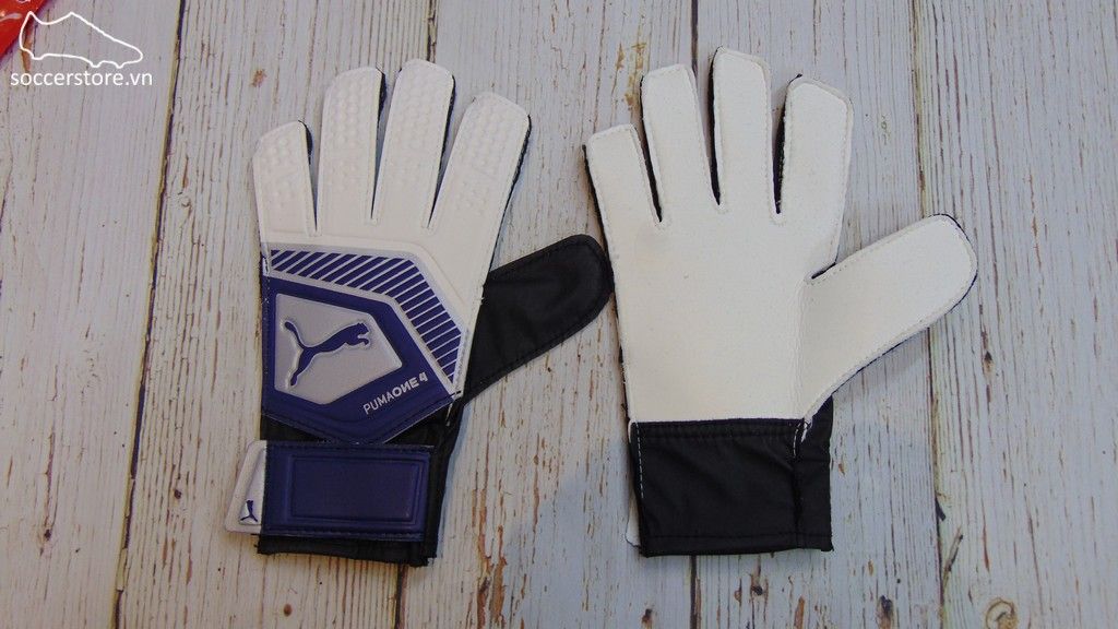 Puma One Grip 4 - Sodalite Blue/ Silver/ Peacoat GK Gloves 41476-03