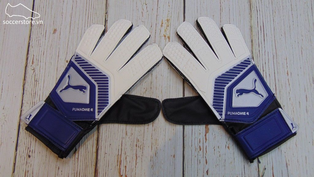 Puma One Grip 4 - Sodalite Blue/ Silver/ Peacoat GK Gloves 41476-03