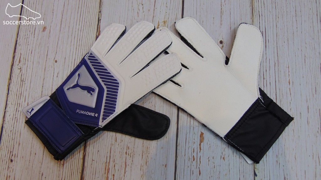 Puma One Grip 4 - Sodalite Blue/ Silver/ Peacoat GK Gloves 41476-03