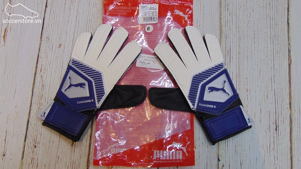 Puma One Grip 4 - Sodalite Blue/ Silver/ Peacoat GK Gloves 41476-03