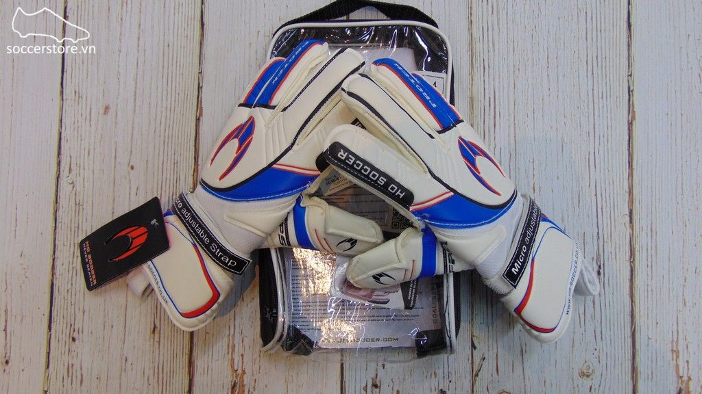 HO Kids Protek Roll - White/ Blue/ Red/ Black GK Gloves 500691