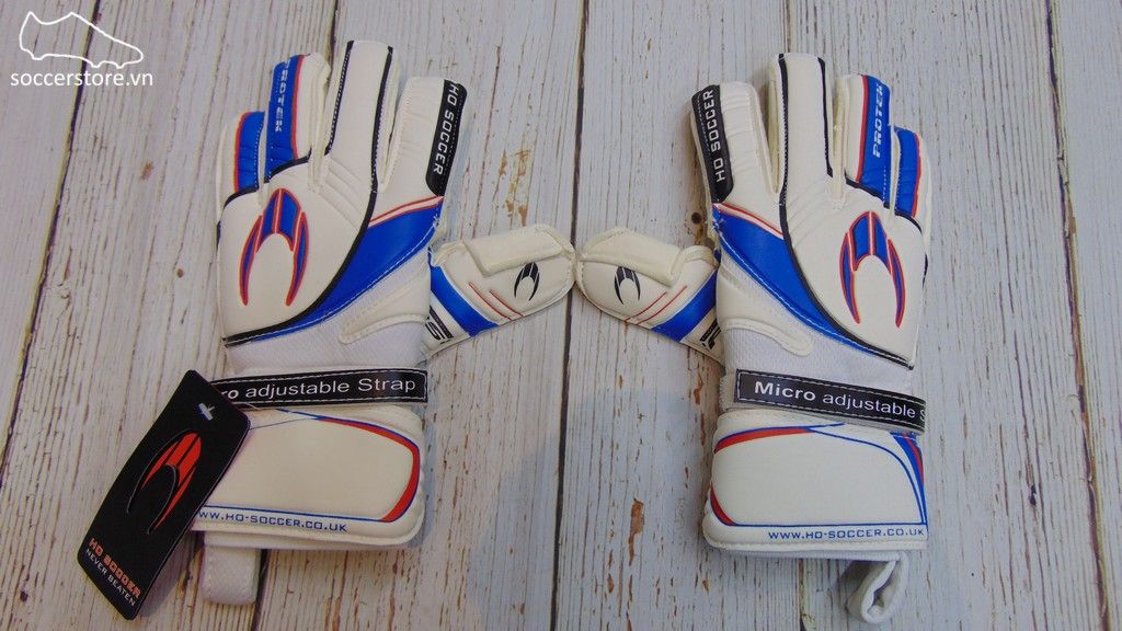 HO Kids Protek Roll - White/ Blue/ Red/ Black GK Gloves 500691