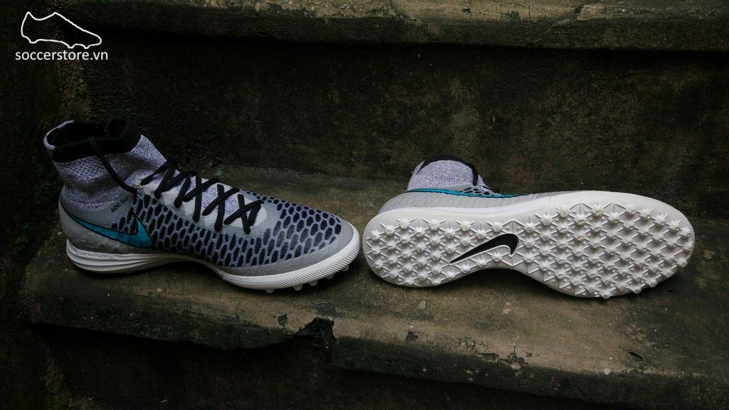 Nike MagistaX Proximo TF- Wolf Grey/ Turquoise Black 718359-040