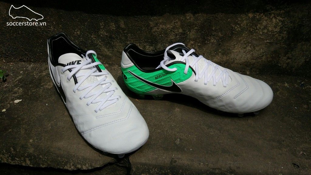 Nike Tiempo Legend VI FG - White/ Black/ Electro Green 819177-103