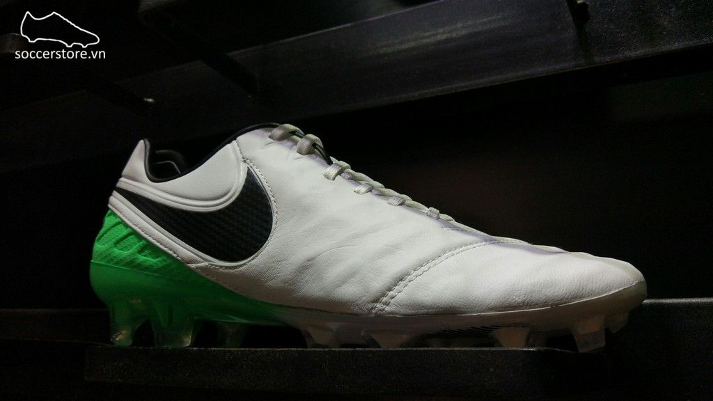 Nike Tiempo Legend VI FG - White/ Black/ Electro Green 819177-103