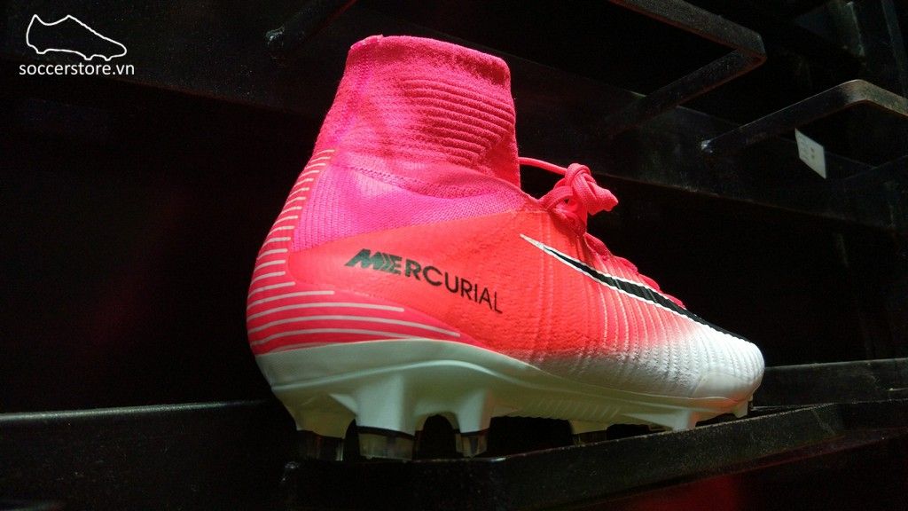 Nike Mercurial Superfly V FG- Race Pink/ Black/ White 831940-601