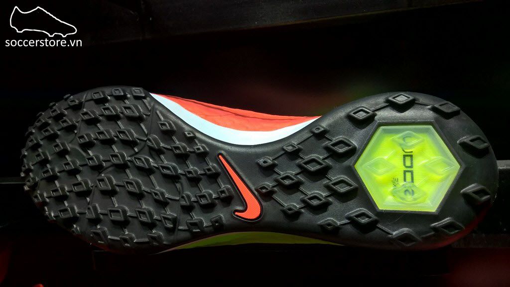 Nike HypervenomX Finale II TF- Electric Green/ Black/ Hyper Orange 852573-308