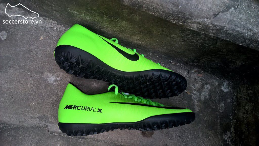 Nike Mercurial Victory VI Kids TF - Electric Green/ Black/ Flash Lime 831949-303