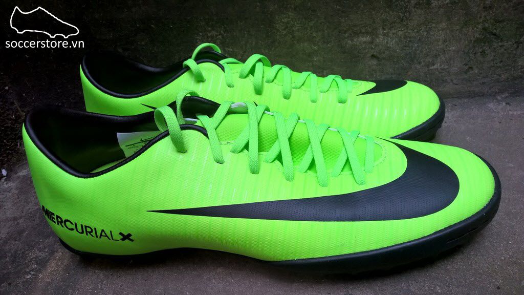 Nike Mercurial Victory VI Kids TF - Electric Green/ Black/ Flash Lime 831949-303