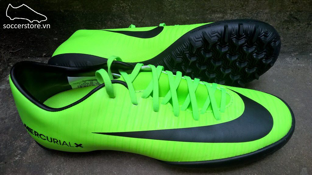 Nike Mercurial Victory VI Kids TF - Electric Green/ Black/ Flash Lime 831949-303