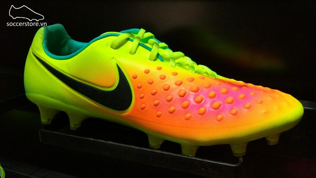 Nike Magista Opus II FG- Volt/ Black/ Total Orange 843813-708