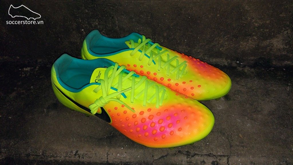 Nike Magista Opus II FG- Volt/ Black/ Total Orange 843813-708