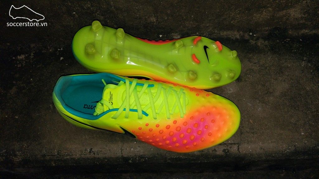 Nike Magista Opus II FG- Volt/ Black/ Total Orange 843813-708
