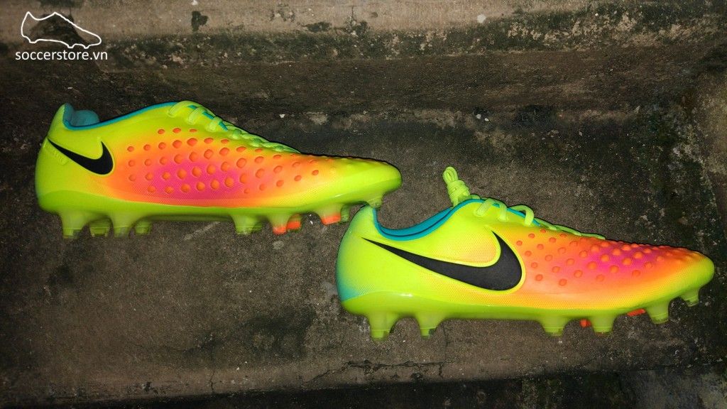 Nike Magista Opus II FG- Volt/ Black/ Total Orange 843813-708