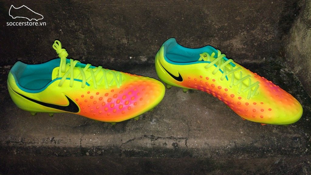 Nike Magista Opus II FG- Volt/ Black/ Total Orange 843813-708