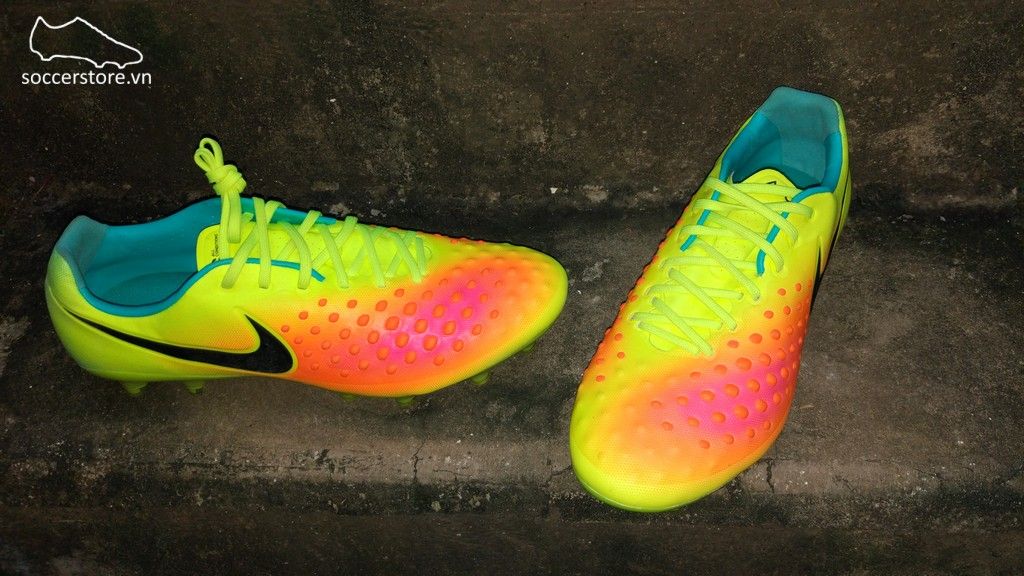 Nike Magista Opus II FG- Volt/ Black/ Total Orange 843813-708