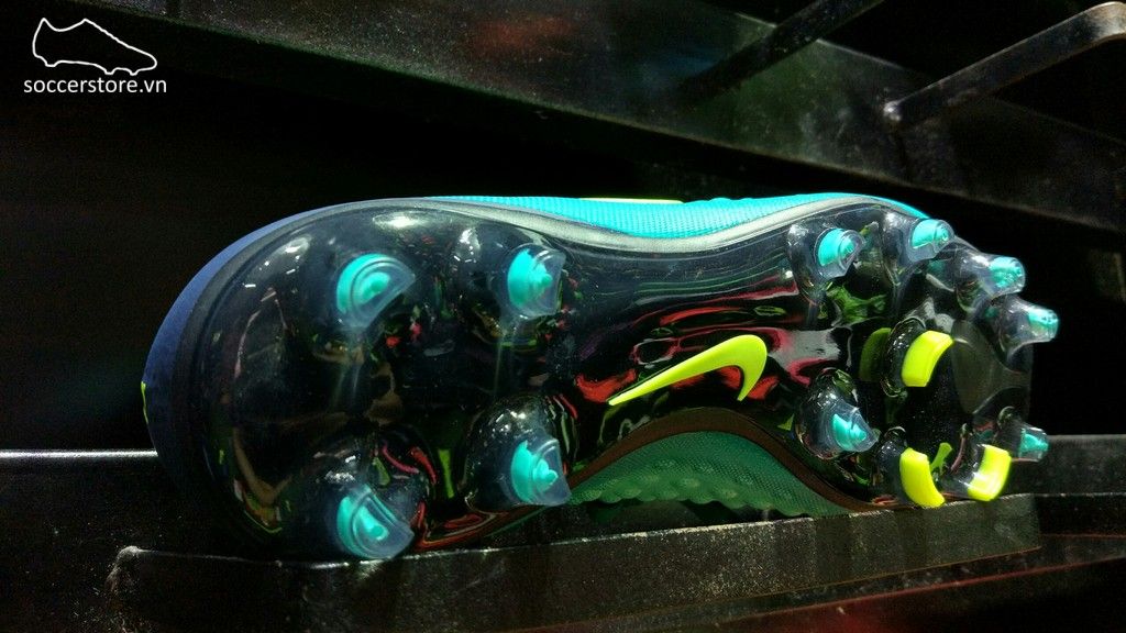 Nike Magista Obra II Kids FG- Rio Teal/ Volt/ Obsidian/ Clear Jade 844410-375