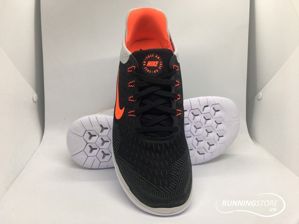 Nike Free RN 2018 - Black / Total Crimson / Vast Grey - 942836-005