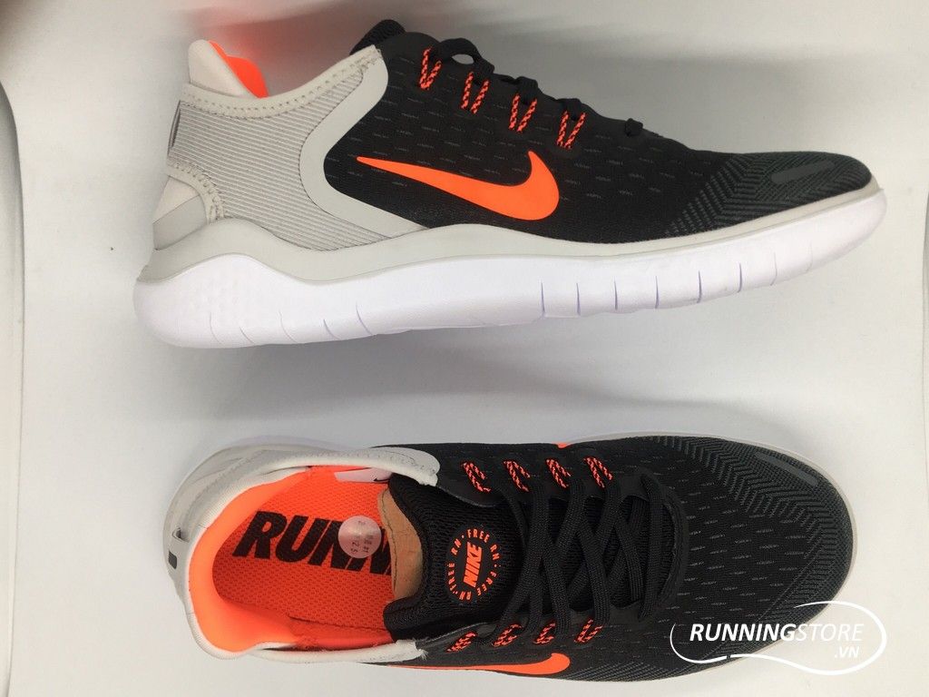 Nike Free RN 2018 - Black / Total Crimson / Vast Grey - 942836-005