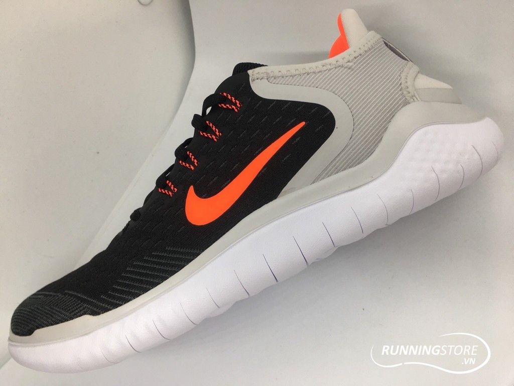 Nike Free RN 2018 - Black / Total Crimson / Vast Grey - 942836-005