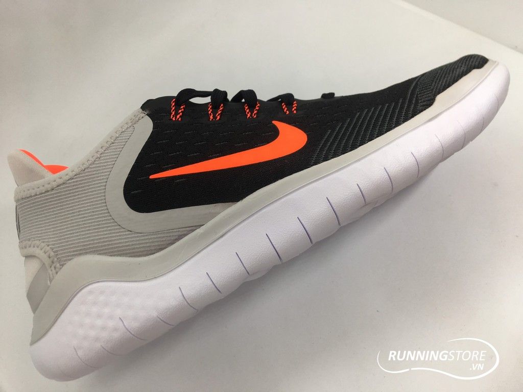 Nike Free RN 2018 - Black / Total Crimson / Vast Grey - 942836-005