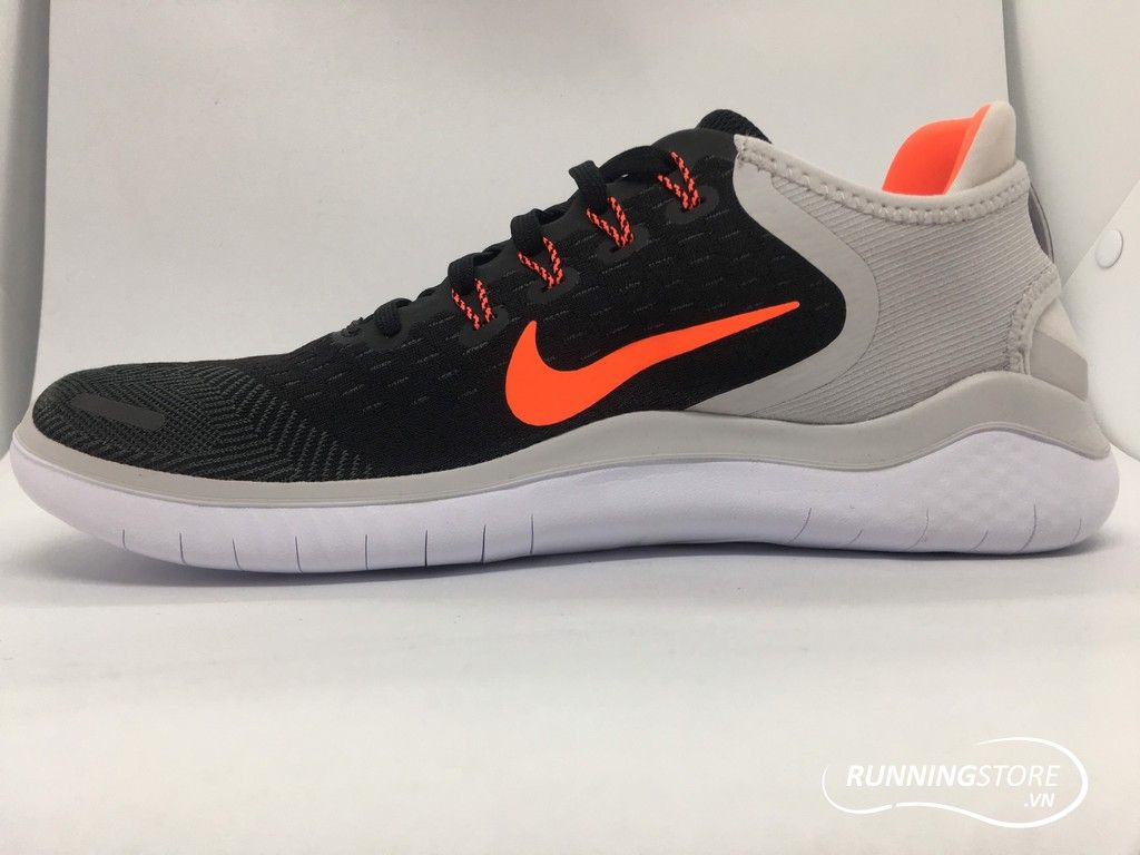 Nike Free RN 2018 - Black / Total Crimson / Vast Grey - 942836-005