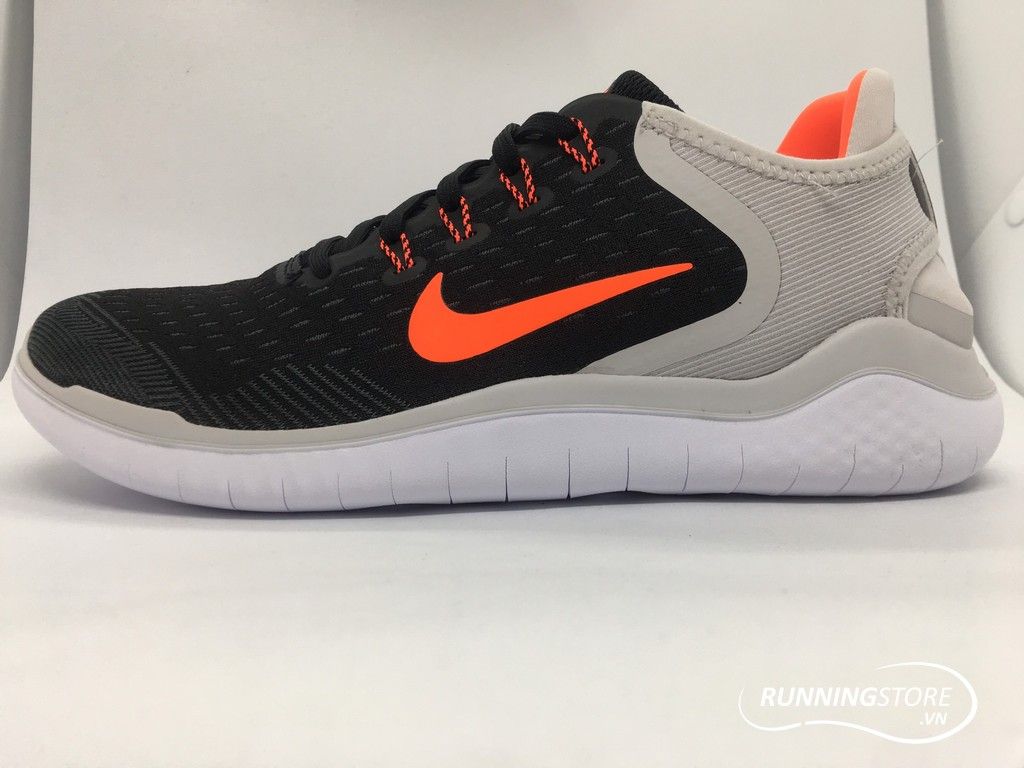 Nike Free RN 2018 - Black / Total Crimson / Vast Grey - 942836-005