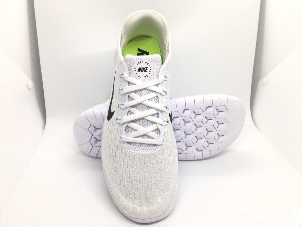 Nike Free RN- White/ Black 942836-100