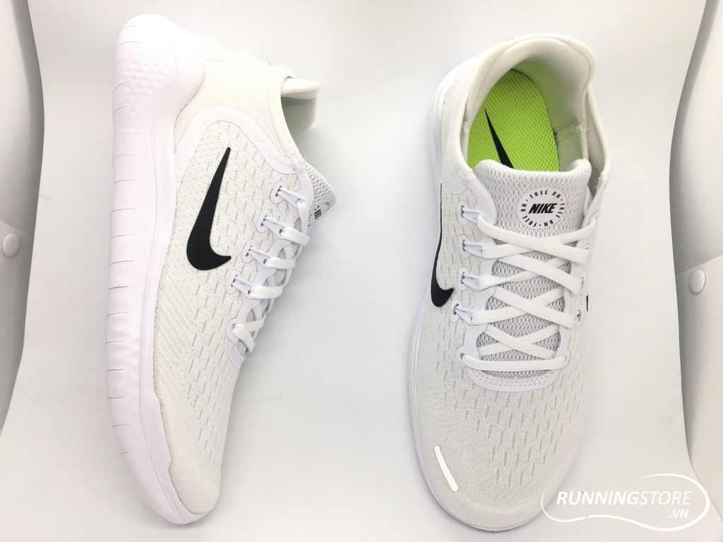 Nike Free RN- White/ Black 942836-100