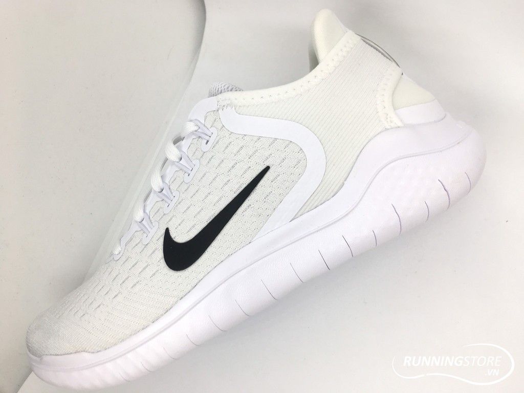 Nike Free RN- White/ Black 942836-100