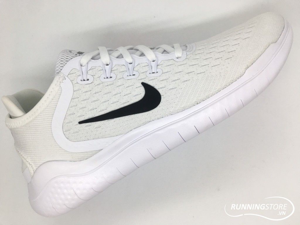 Nike Free RN- White/ Black 942836-100