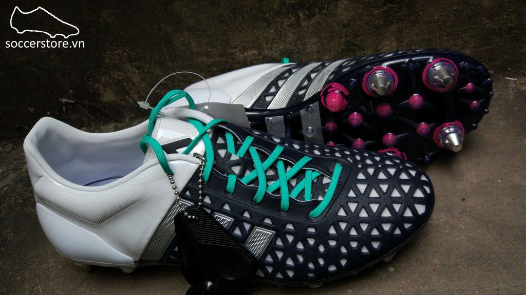 Adidas Ace 15.1 SG- Core Black/ Matte Silver/ White