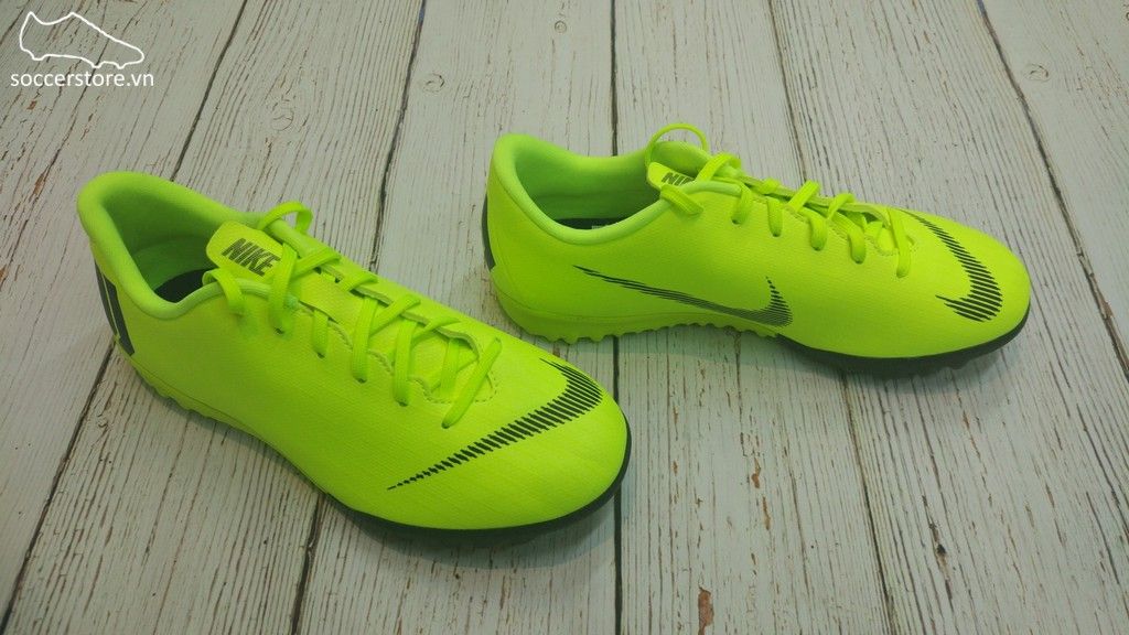 Nike Mercurial Vapor Fury XII Academy Kids TF- Volt/ Black AH7342-701