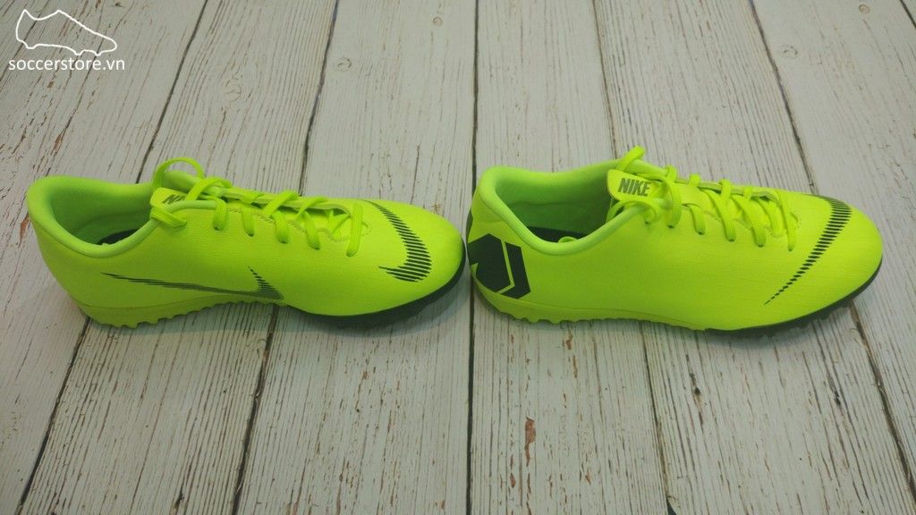 Nike Mercurial Vapor Fury XII Academy Kids TF- Volt/ Black AH7342-701