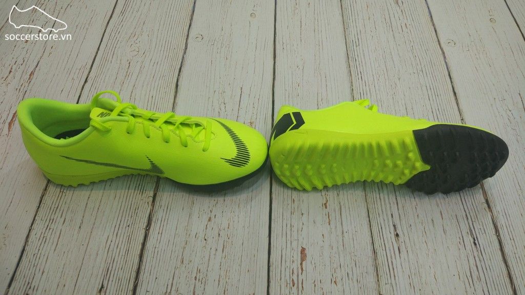 Nike Mercurial Vapor Fury XII Academy Kids TF- Volt/ Black AH7342-701