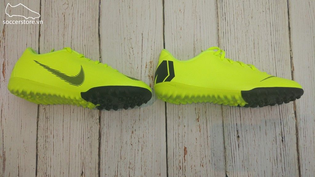 Nike Mercurial Vapor Fury XII Academy Kids TF- Volt/ Black AH7342-701