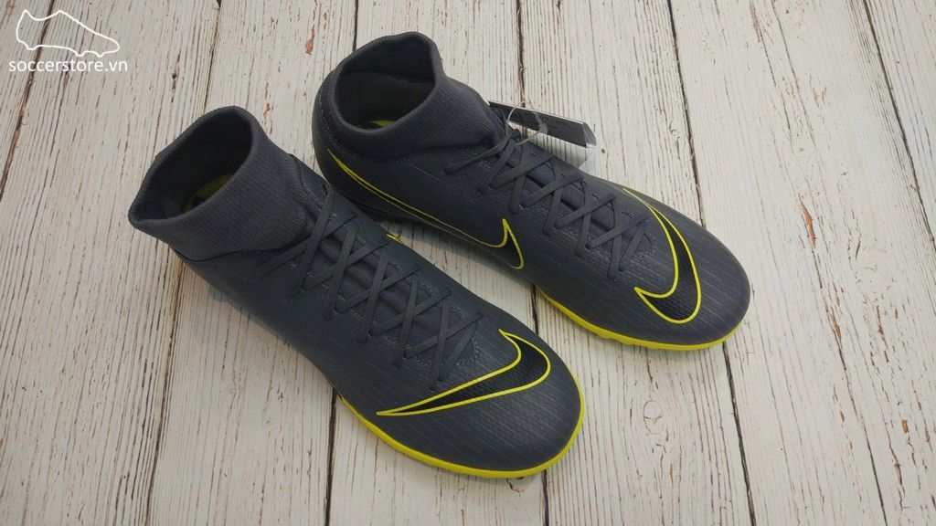 Nike Mercurial Superfly VI Academy TF – Dark Grey/ Black/ Yellow AH7370-070