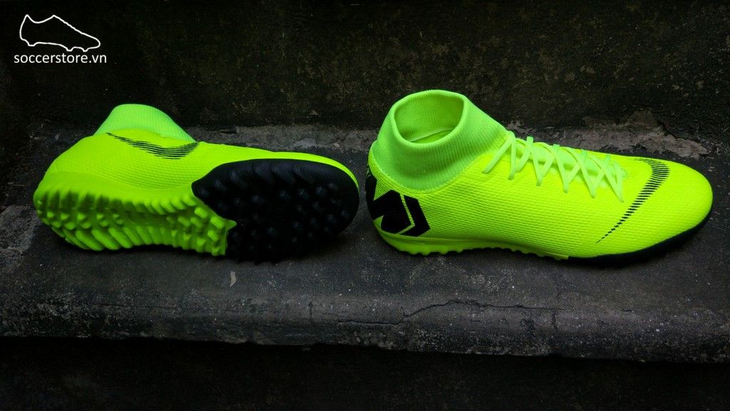 Nike Mercurial Superfly VI Academy TF- Volt/ Black AH7370-701