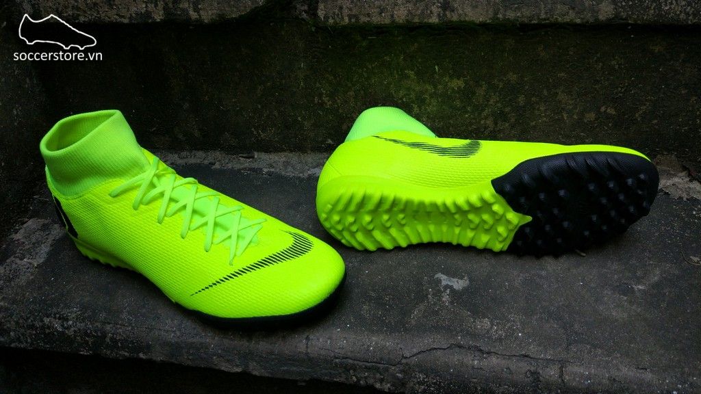 Nike Mercurial Superfly VI Academy TF- Volt/ Black AH7370-701