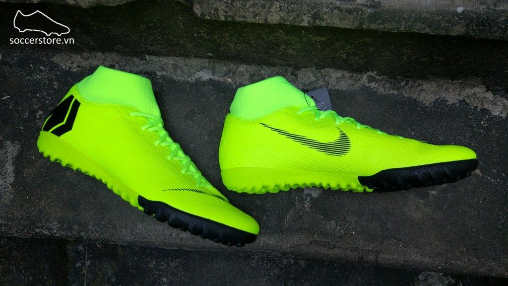 Nike Mercurial Superfly VI Academy TF- Volt/ Black AH7370-701