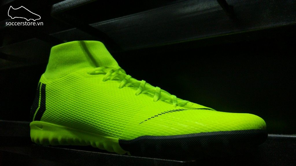 Nike Mercurial Superfly VI Academy TF- Volt/ Black AH7370-701