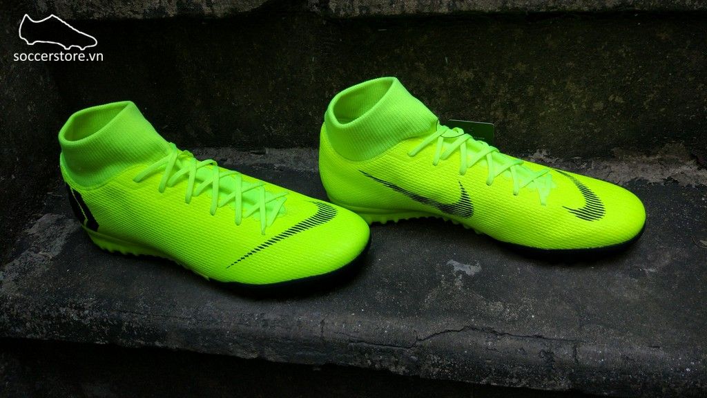 Nike Mercurial Superfly VI Academy TF- Volt/ Black AH7370-701