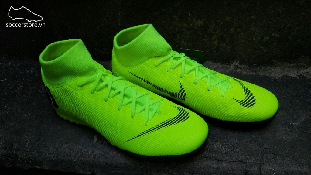Nike Mercurial Superfly VI Academy TF- Volt/ Black AH7370-701