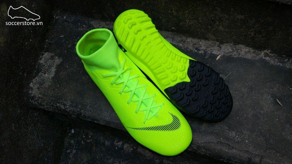 Nike Mercurial Superfly VI Academy TF- Volt/ Black AH7370-701