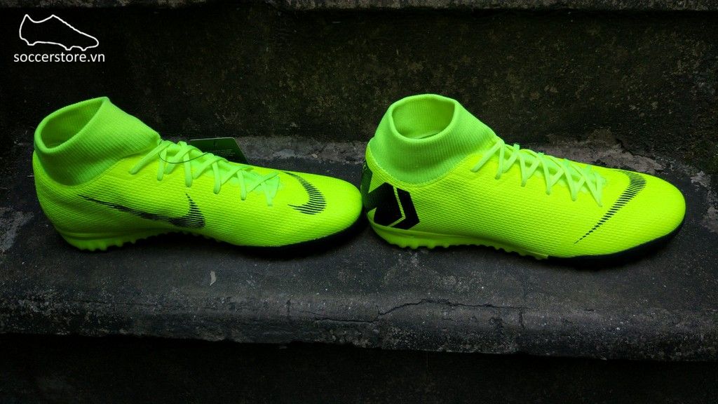 Nike Mercurial Superfly VI Academy TF- Volt/ Black AH7370-701