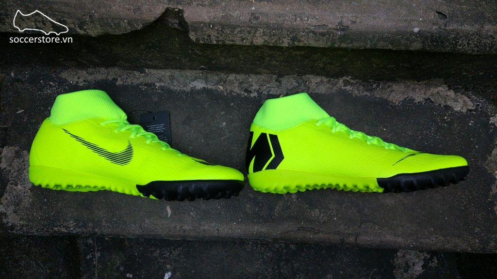Nike Mercurial Superfly VI Academy TF- Volt/ Black AH7370-701