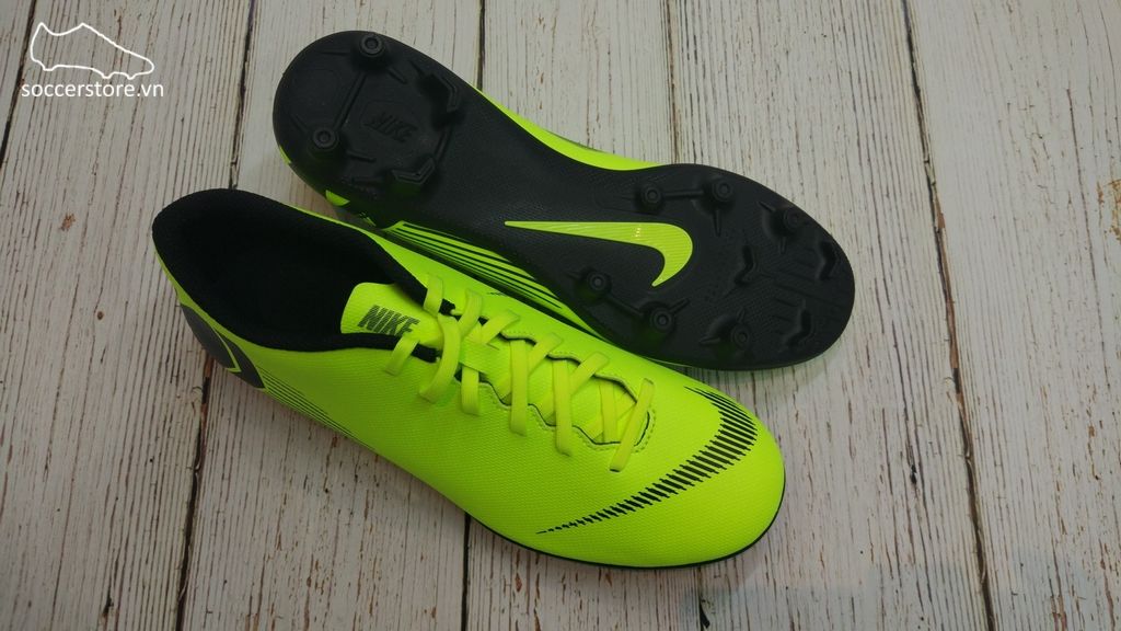 Nike Mercurial Vapor Fury XII Club FG/MG- Volt/ Black AH7378-701