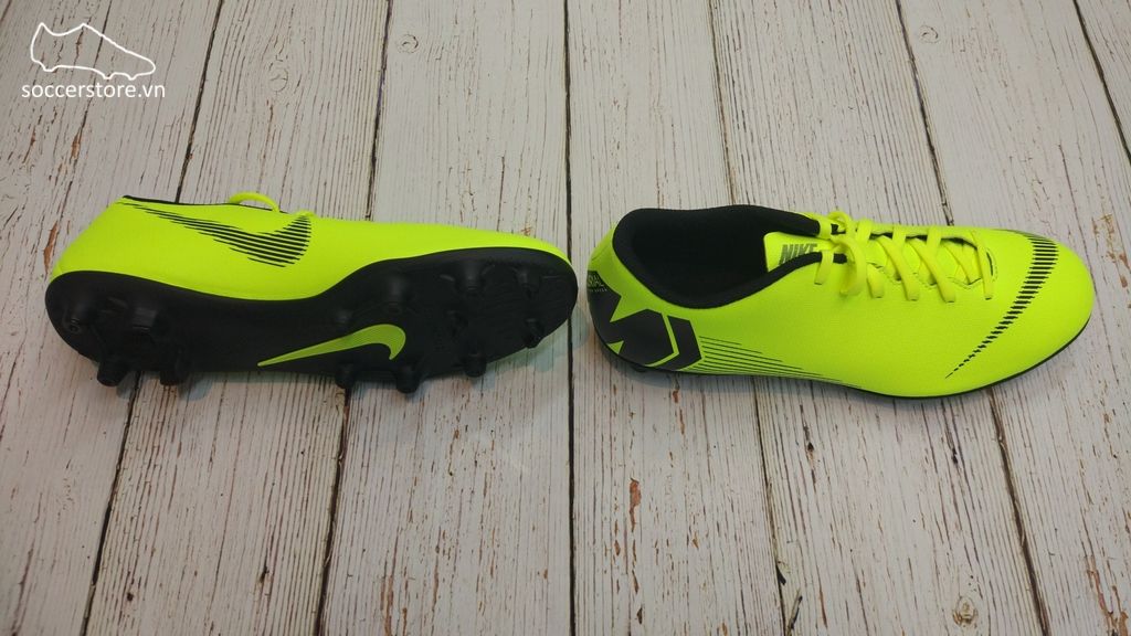 Nike Mercurial Vapor Fury XII Club FG/MG- Volt/ Black AH7378-701