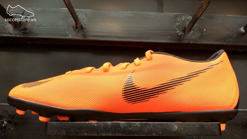 Nike Mercurial Vapor Fury XII Club FG/MG- Total Orange/ Black/ Volt AH7378-810